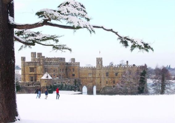 Visita il Castello di Leeds nella Vigilia di Natale