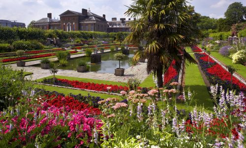 I bellissimi giardini Sunken Garden  a Kensington Palace